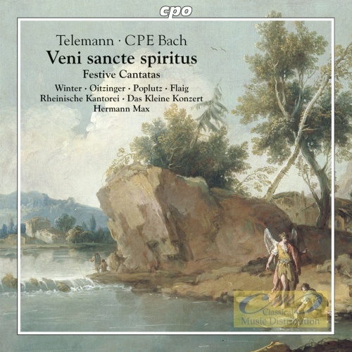 Telemann & Bach, C.P.E.: Veni sancte spiritus - Festive Cantatas